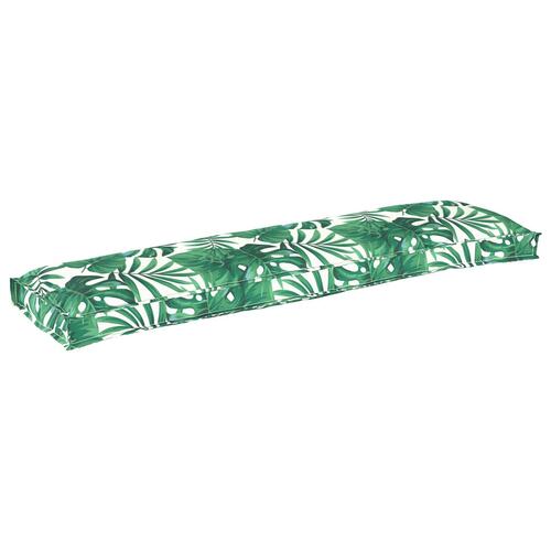 Udendørspude Bladmønster Bomuld, Polyester 150 x 40 x 8 cm