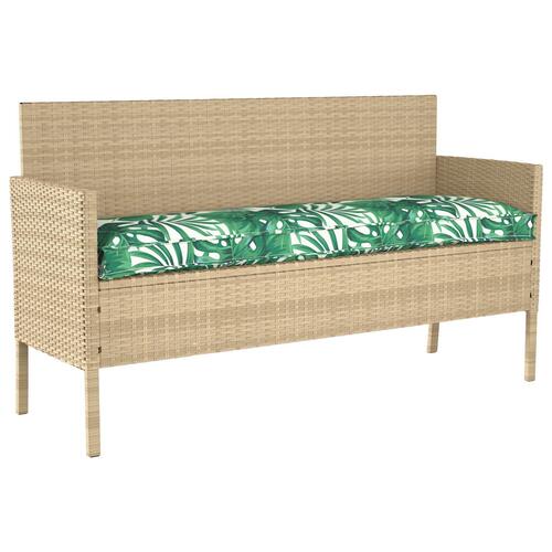 Udendørspude Bladmønster Bomuld, Polyester 150 x 40 x 8 cm