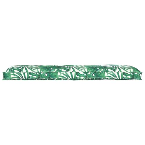 Udendørspude Bladmønster Bomuld, Polyester 150 x 40 x 8 cm