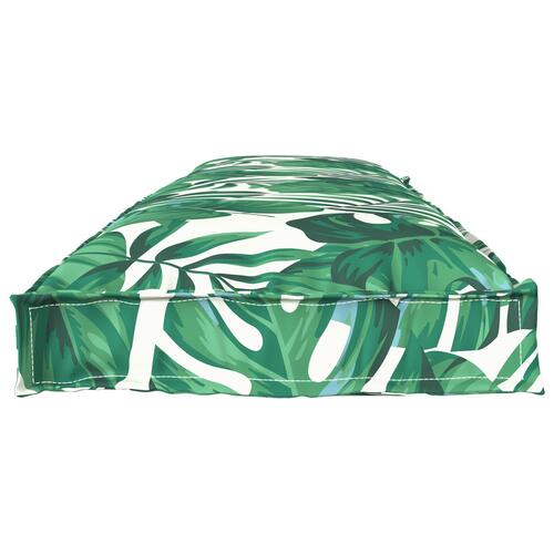 Udendørspude Bladmønster Bomuld, Polyester 150 x 40 x 8 cm