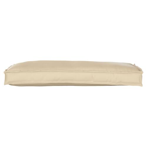 Stol- og Sofapuder Beige Polyester Medium Puder Rektangulære