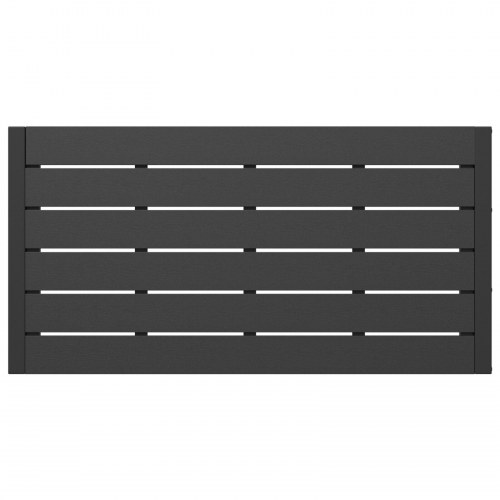 3-delt Havemøbelsæt med Stål og WPC i Sort