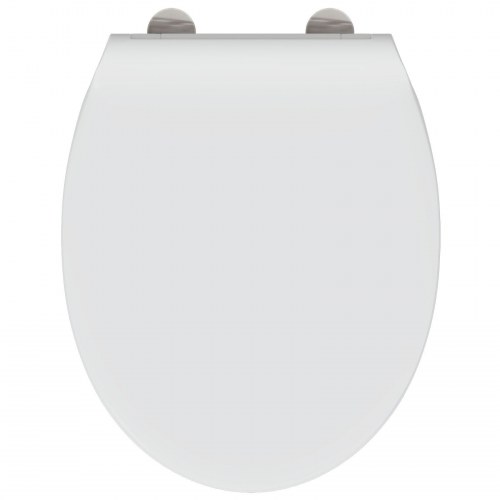 Quick Release Toilet Seat med Blødt Luk Duroplast Hvid