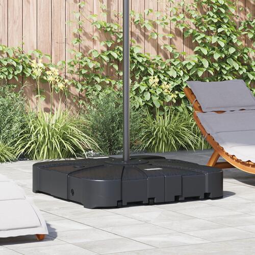 2 stk. Cantilever Parasol Base Sæt - 150 kg sand eller 113 kg vand