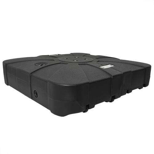2 stk. Cantilever Parasol Base Sæt - 150 kg sand eller 113 kg vand