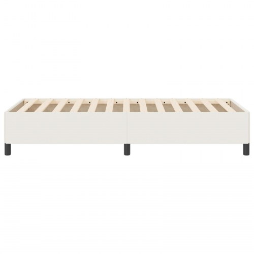 Sengestel Creme 80x200 cm Corduroy Stof