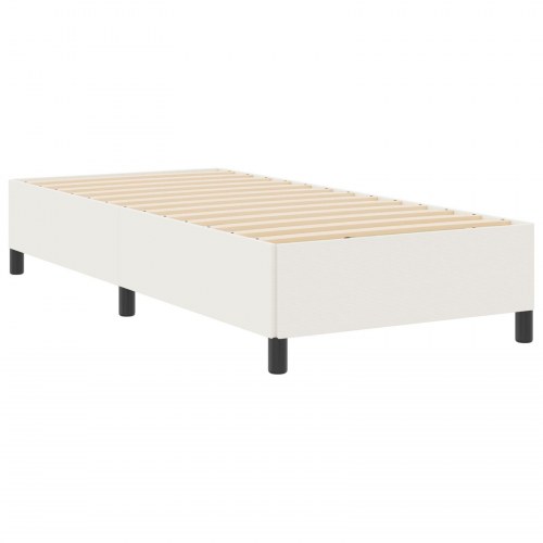 Sengestel Cremefarvet 90x190 cm Corduroy Stof