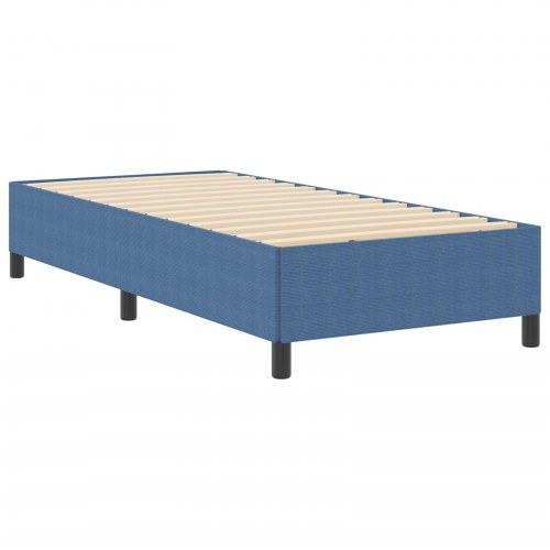 Sengestel Blå 100x200 cm Corduroy Stof