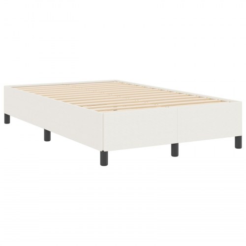 Sengestel Cremefarvet 120x200 cm Corduroy Stof