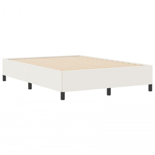 Sengestel Creme 160x200 cm Corduroy Stof