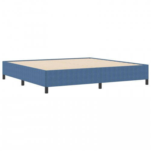 Sengegestel Blå 200x200 cm Corduroy Stof
