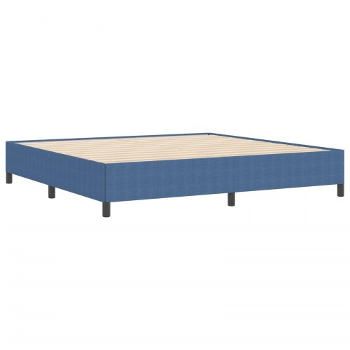 Sengegestel Blå 200x200 cm Corduroy Stof