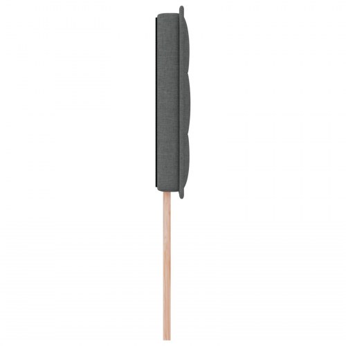 Sengegavl Linje Design Mørkegrå 100 cm Stof
