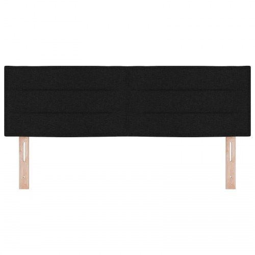 Hovedgærde Linjer Design Sort 140 cm Stof