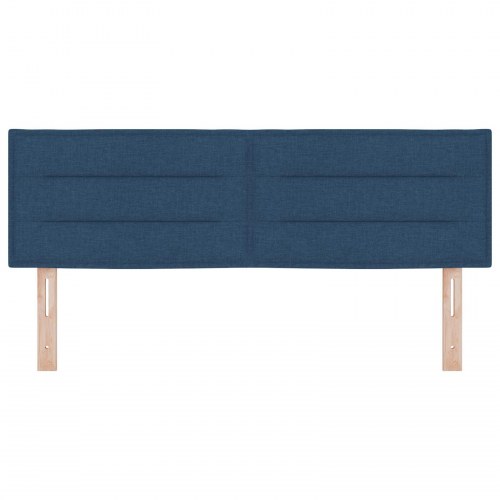 Hovedgærde Linier Design Blå 140 cm Stof