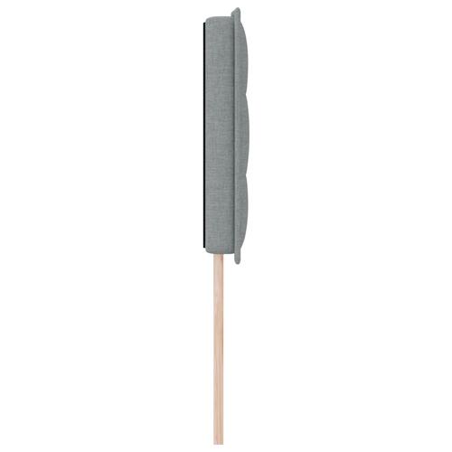 Hovedgærde Linje Design Lys Grå 180 cm Stof