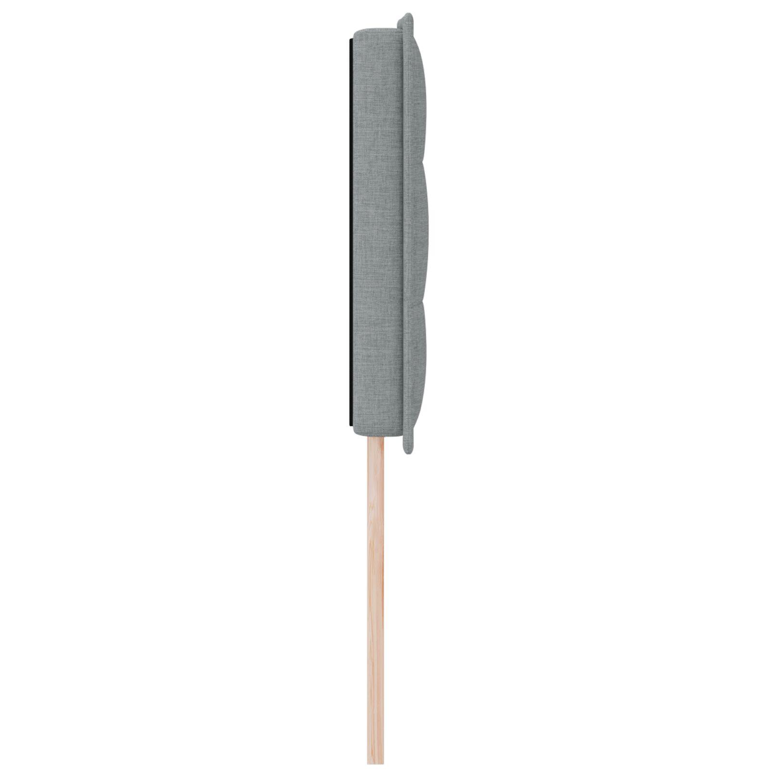 Hovedgærde Linje Design Lys Grå 180 cm Stof