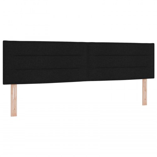 Hovedgavl Linjernes Design Sort 180 cm Stof