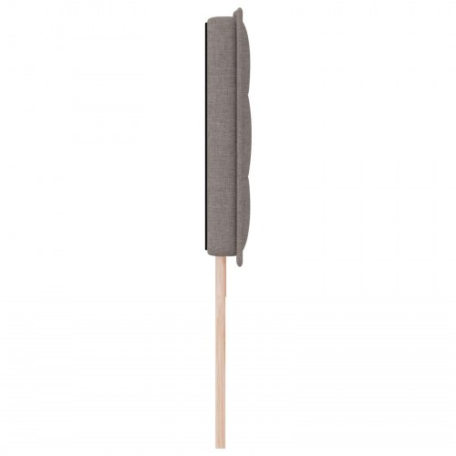 Sengegavl Linjer Design Taupe 180 cm Stof