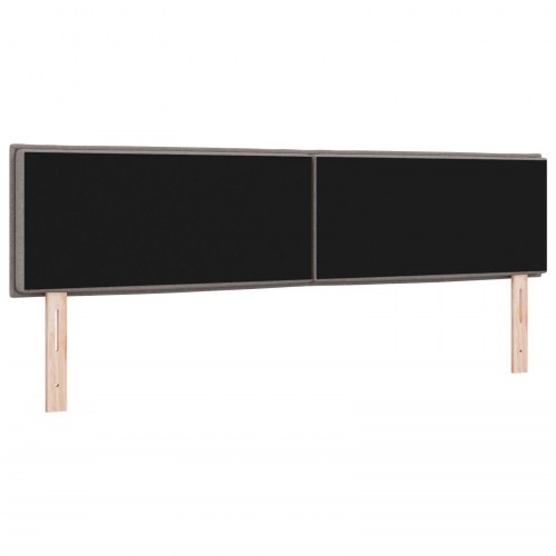 Sengegavl Linjer Design Taupe 180 cm Stof