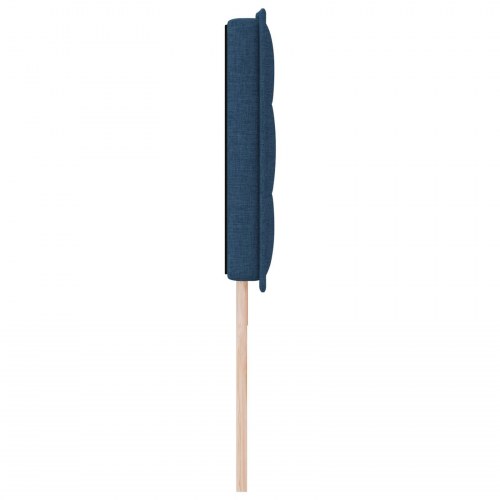 Sengegavl med linjer Design Blå 180 cm Stof