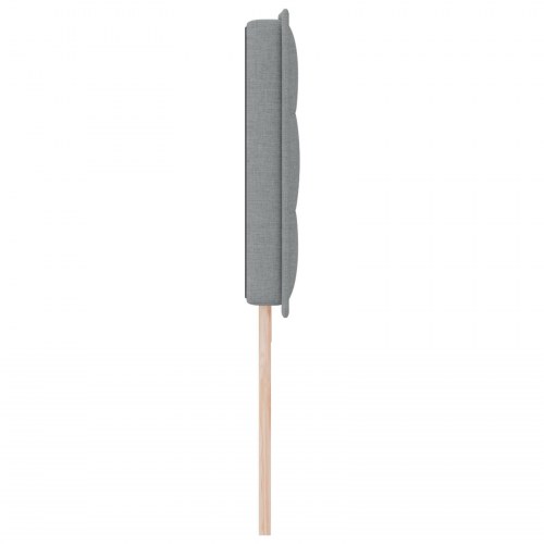 Hovedgavl Linje Design Lys Grå 200 cm Stof