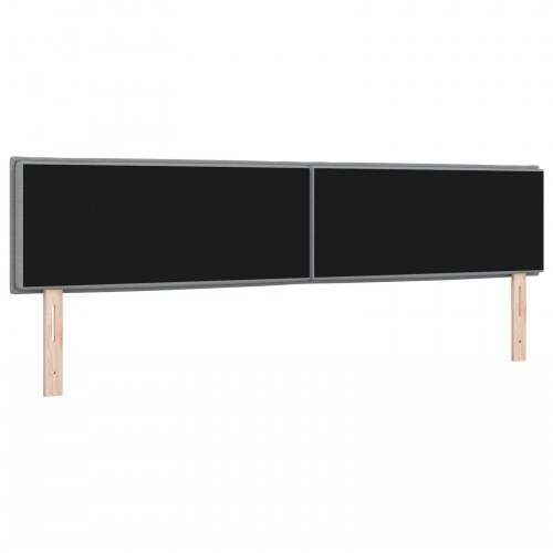 Hovedgavl Linje Design Lys Grå 200 cm Stof