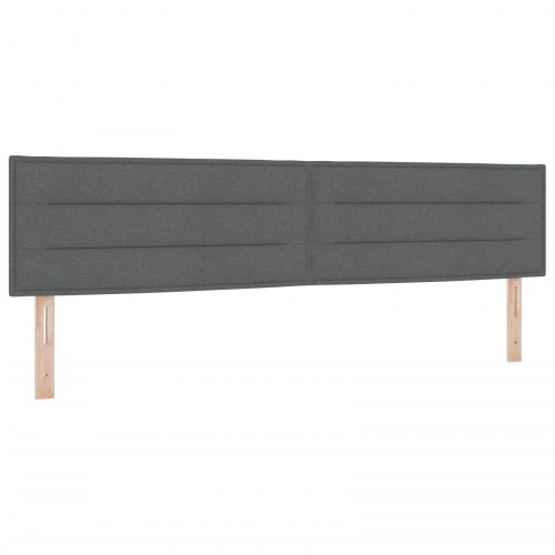 Hovedgærde Linje Design Mørkegrå 200 cm Stof