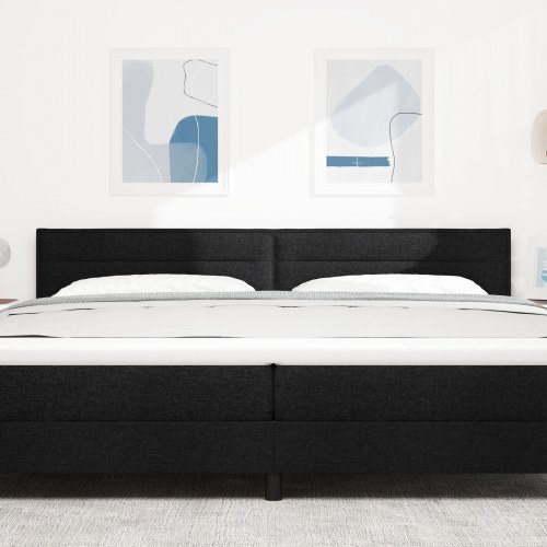Hovedgavl Linje Design Sort 200 cm Stof