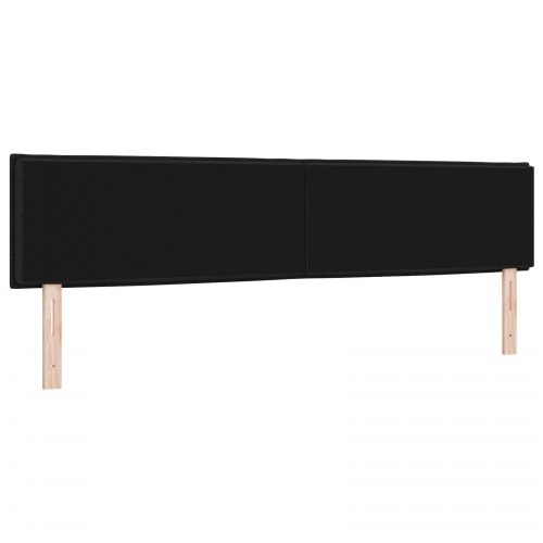 Hovedgavl Linje Design Sort 200 cm Stof