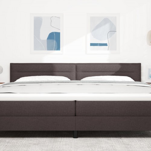 Senggavl Linje Design Mørkebrun 200 cm Stof
