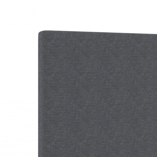 Hovedgærde Enkel Design Mørkegrå 80 cm Corduroy Stof