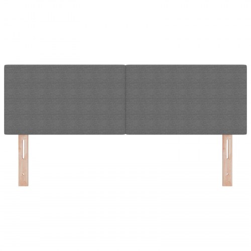 Sengegavl Enkel Design Lysegrå 160 cm Corduroy Stof