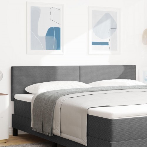 Sengegavl Enkel Design Lysegrå 180 cm Corduroy Stof