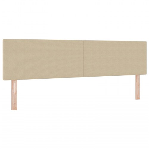 Hovedgærde Enkel Design Lys Grøn Grå 180 cm Corduroy Stof