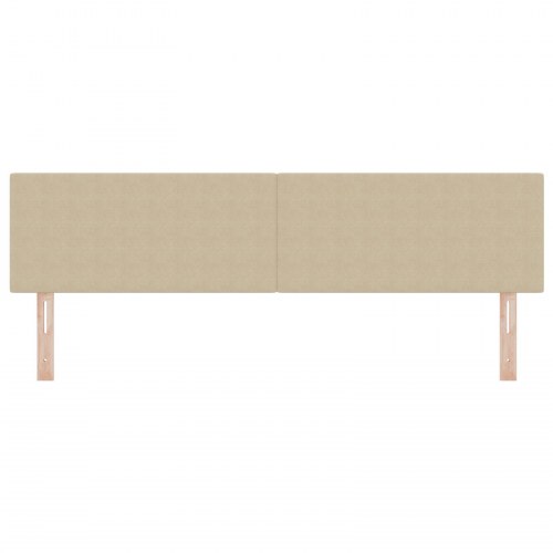 Hovedgærde Enkel Design Lys Grøn Grå 180 cm Corduroy Stof