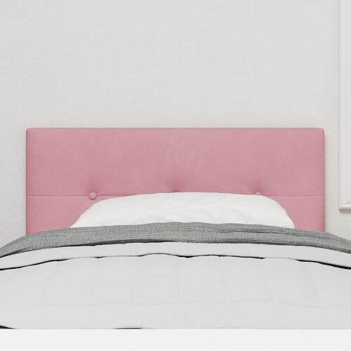 Hovedgavl Med Knapper Pink 80 cm Fløjl