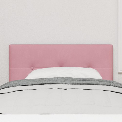 Hovedgavl Knap Tuftet Pink 100 cm Velour