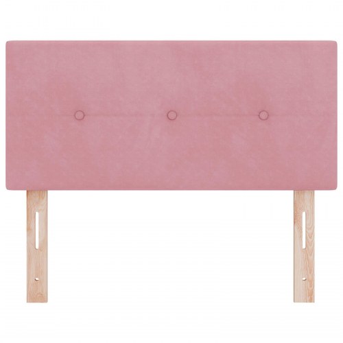 Hovedgavl Knap Tuftet Pink 100 cm Velour