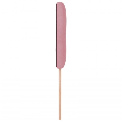 Hovedgavl Knap Tuftet Pink 100 cm Velour