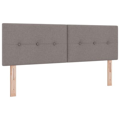 Hovedgavl Med Knapper Tuftet Taupe 160 cm Stof