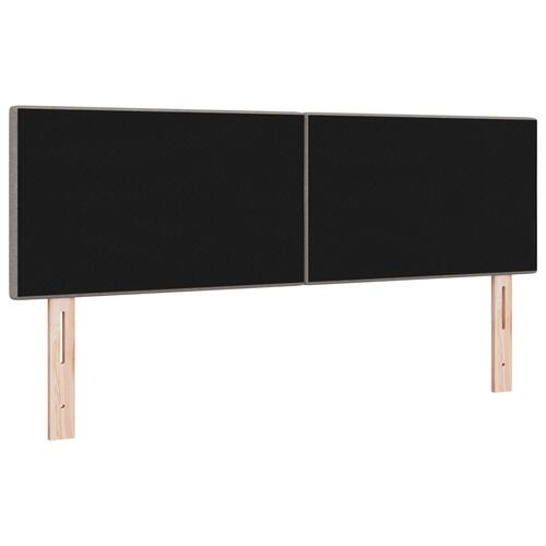 Hovedgavl Med Knapper Tuftet Taupe 160 cm Stof
