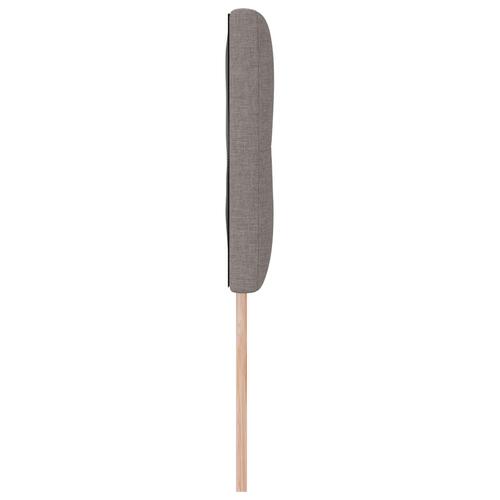 Hovedgavl Med Knapper Tuftet Taupe 160 cm Stof
