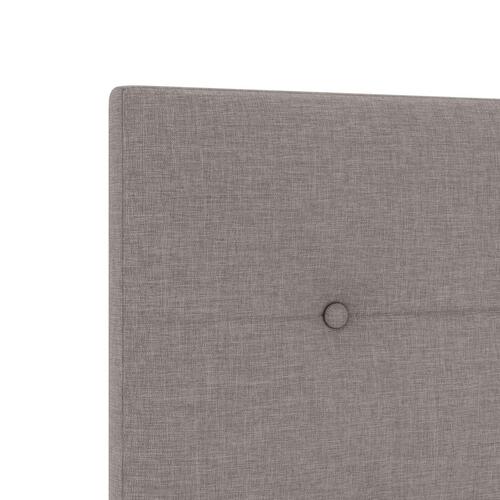 Hovedgavl Med Knapper Tuftet Taupe 160 cm Stof