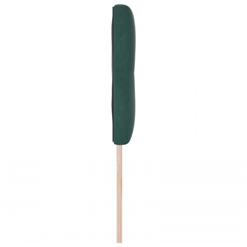 Sengegavl med knaplukning Mørkegrøn 160 cm Velour