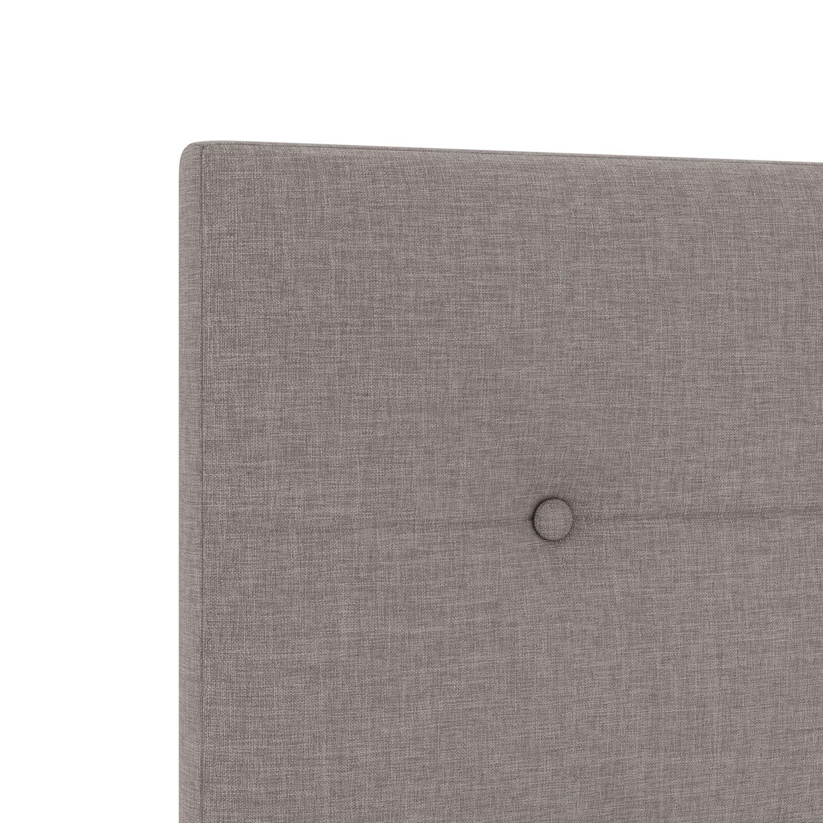 Sengegavl Med Knapper Taupe 180 cm Stof