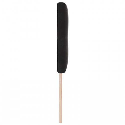 Senggavl med knapdæmpning Sort 200 cm Velour