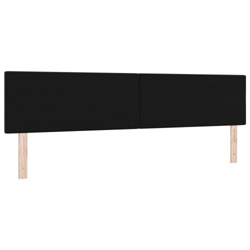 Senggavl med knapdæmpning Sort 200 cm Velour