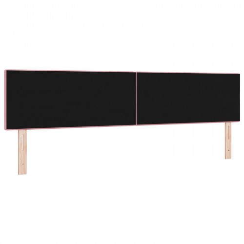 Hovedgærde Med Knapper Tuftet Pink 200 cm Velour
