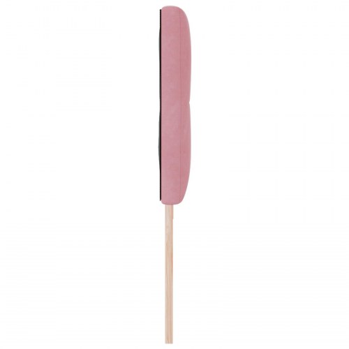 Hovedgærde Med Knapper Tuftet Pink 200 cm Velour